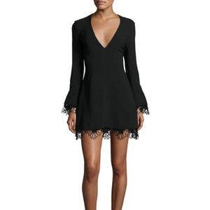 A.L.C. Jamie Lace Trimmed Mini Dress